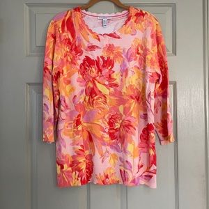 Isaac Mizrahi Button Up Sweater